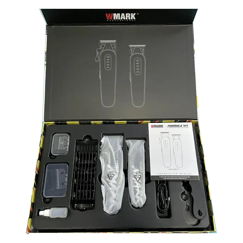 Hair Clippers Men'S Hair Clipper Engraving Electric Scissors 2 Sets USB Type-C Finish Clipper