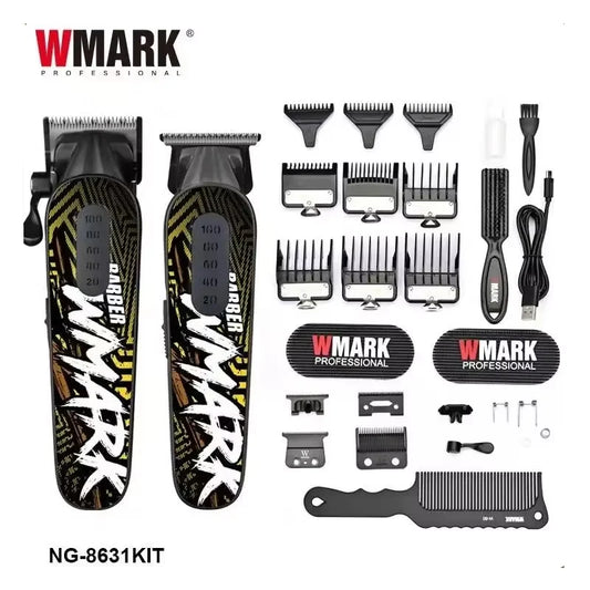 Hair Clippers Men'S Hair Clipper Engraving Electric Scissors 2 Sets USB Type-C Finish Clipper